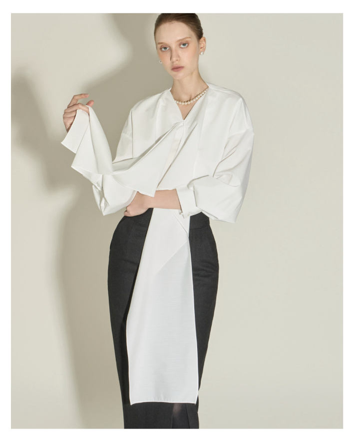 TANIA韓國直郵㊣女士新品休閑人氣25秋冬時尚真品襯衫蕾絲衫TANIA襯衫/蕾絲衫