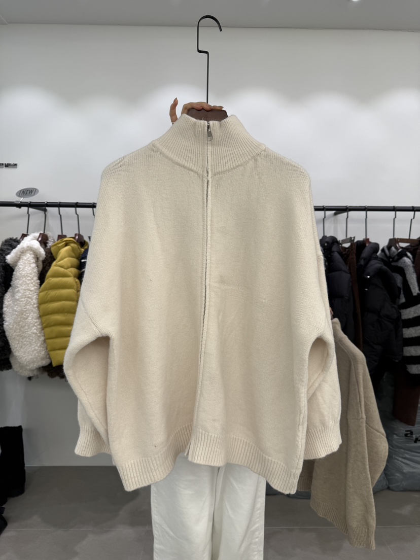 WATERMELON東大門㊣直郵女士新款休閑真品推薦25秋冬針織衫拉鏈WATER MELON針織衫圖色6