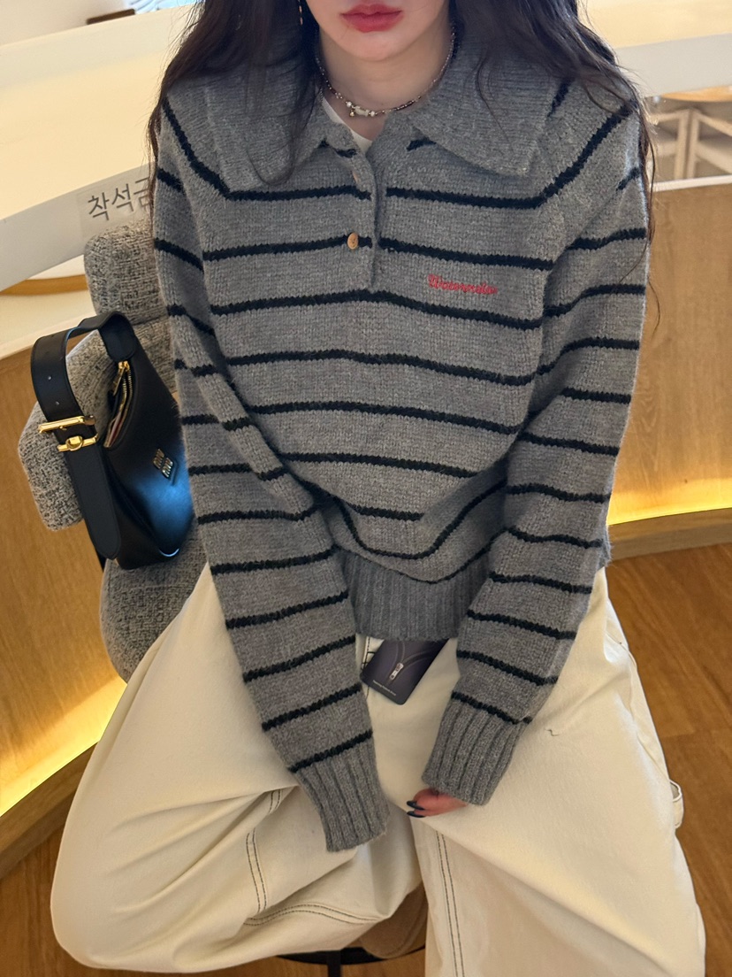 WATERMELON東大門㊣直郵女裝新品休閑推薦職業人氣真品針織衫WATER MELON針織衫