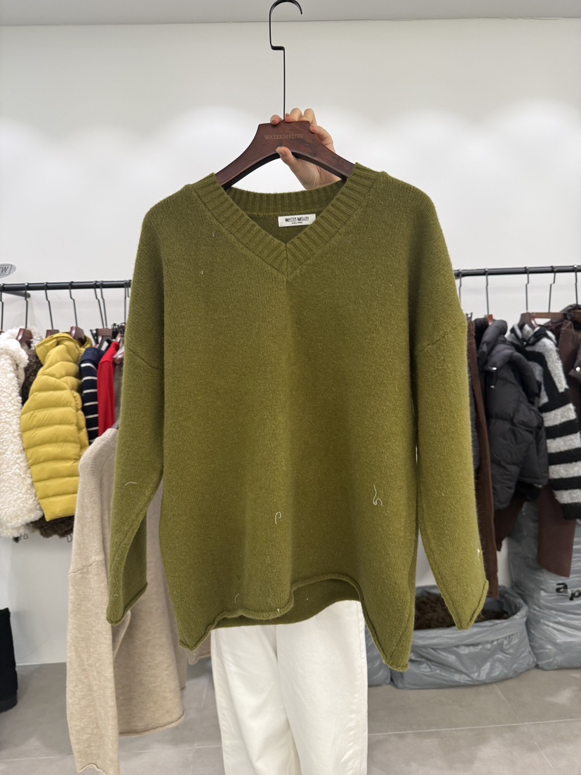 WATERMELON東大門㊣實拍女裝新款熱賣時尚職業休閑真品針織衫WATER MELON針織衫圖色4