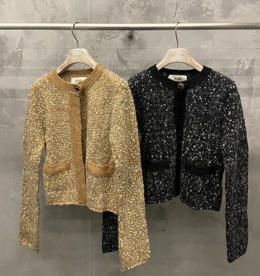 THE VETIVER-A東大門㊣實拍女裝新品真品人氣25秋冬毛衣SaleVETIVER毛衣圖色2左二色