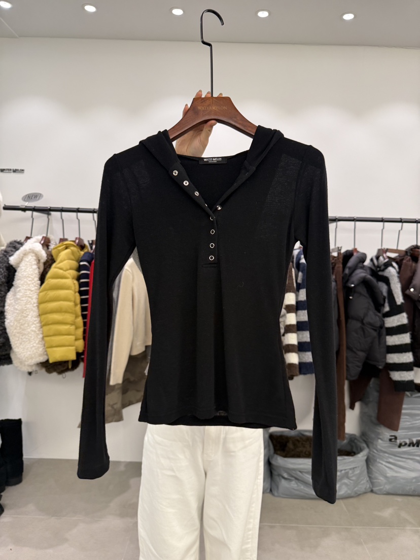 WATERMELON東大門㊣代購女裝新款職業休閑真品時尚熱賣長袖T恤WATER MELON長袖T恤圖色2