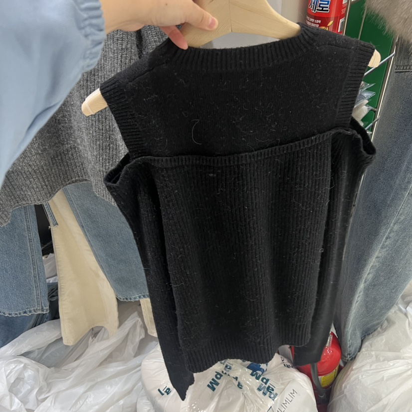 LIMLIMLIM韓國直郵㊣女裝新款時尚休閑25秋冬人氣熱賣職業毛衣LIM LIM LIM毛衣