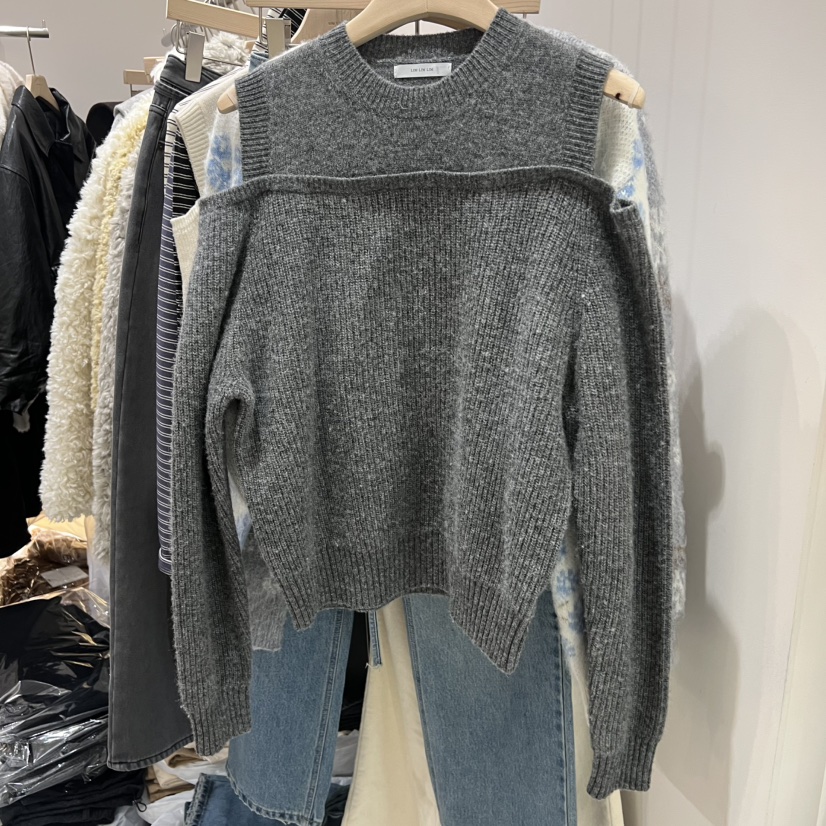 LIMLIMLIM韓國直郵㊣女裝新款時尚休閑25秋冬人氣熱賣職業毛衣LIM LIM LIM毛衣圖色2