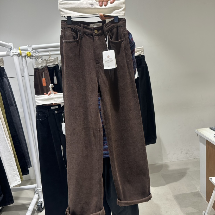 RPM韓國代購㊣女裝新品25秋冬時尚真品職業人氣推薦熱賣休閑褲RPM_ovmute休閑褲圖色2