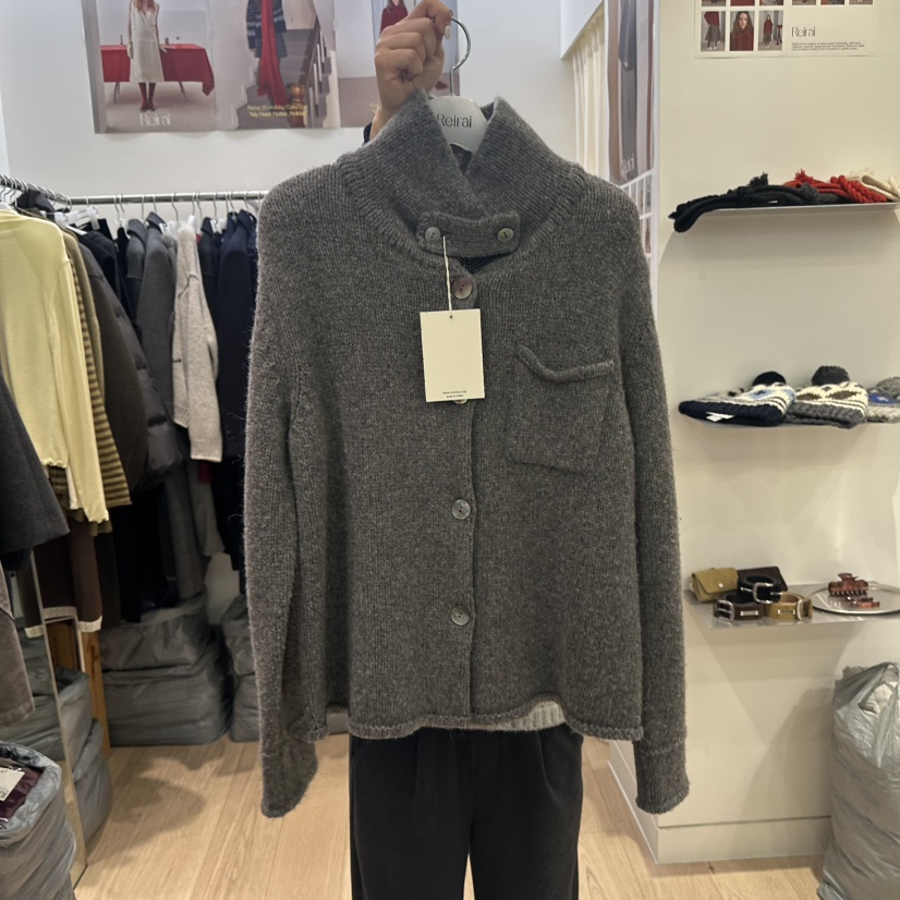 REIRAI韓國代購㊣女士新品時尚熱賣25秋冬推薦人氣毛衣高領Reirai毛衣圖色2