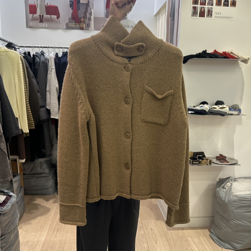 REIRAI韓國代購㊣女士新品時尚熱賣25秋冬推薦人氣毛衣高領Reirai毛衣圖色3