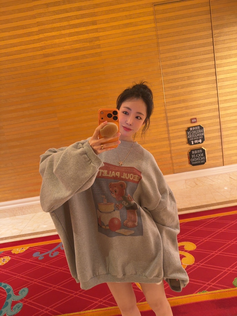 PALETTE-Q東大門㊣代購女士新品真品25秋冬人氣熱賣時尚衛衣PALETTE-Q衛衣