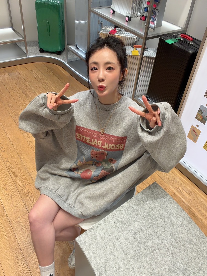 PALETTE-Q東大門㊣代購女士新品真品25秋冬人氣熱賣時尚衛衣PALETTE-Q衛衣