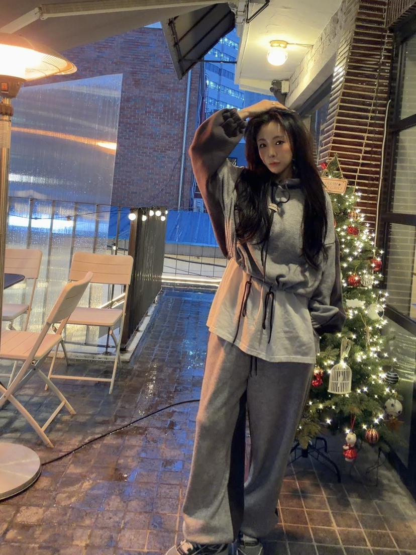 PALETTE-Q東大門㊣直郵女裝新款25秋冬時尚休閑休閑褲抓絨PALETTE-Q休閑褲