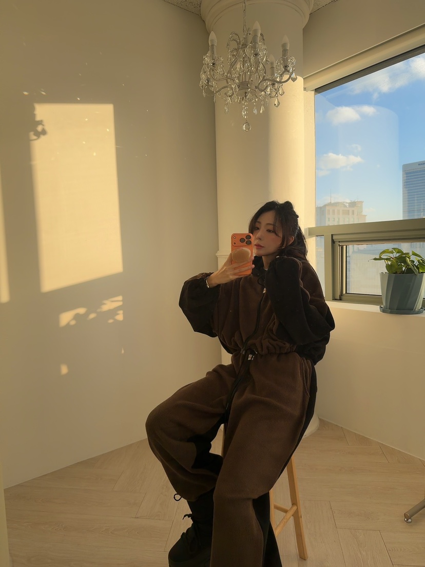 PALETTE-Q東大門㊣直郵女裝新款25秋冬時尚休閑休閑褲抓絨PALETTE-Q休閑褲