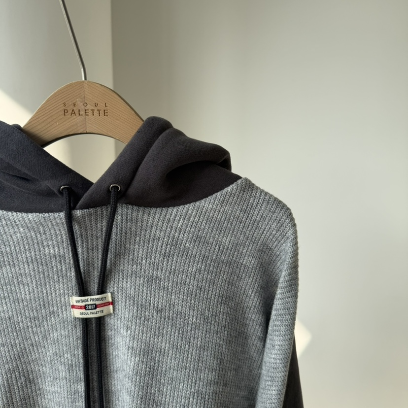 PALETTE-Q東大門㊣實拍女士新款熱賣推薦人氣針織衫連帽衫PALETTE-Q針織衫