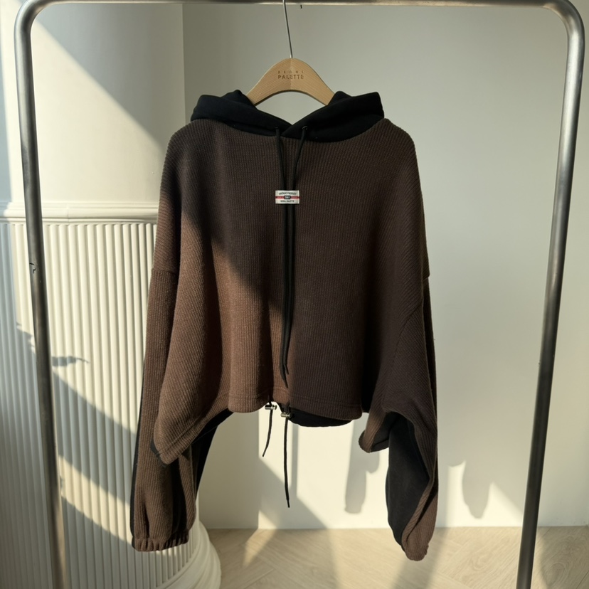 PALETTE-Q東大門㊣實拍女士新款熱賣推薦人氣針織衫連帽衫PALETTE-Q針織衫圖色2
