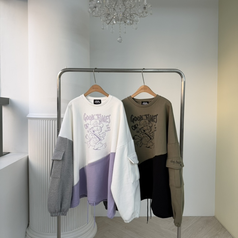 PALETTE-Q東大門㊣實拍女裝新品職業熱賣人氣推薦休閑衛衣PALETTE-Q衛衣