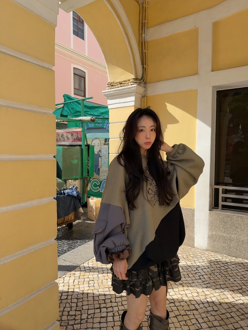 PALETTE-Q東大門㊣實拍女裝新品職業熱賣人氣推薦休閑衛衣PALETTE-Q衛衣