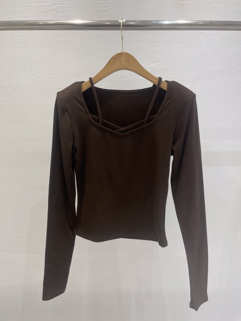 KC MARKET韓國直郵㊣女裝新款25秋冬職業人氣真品推薦長袖T恤KC MARKET長袖T恤圖色2