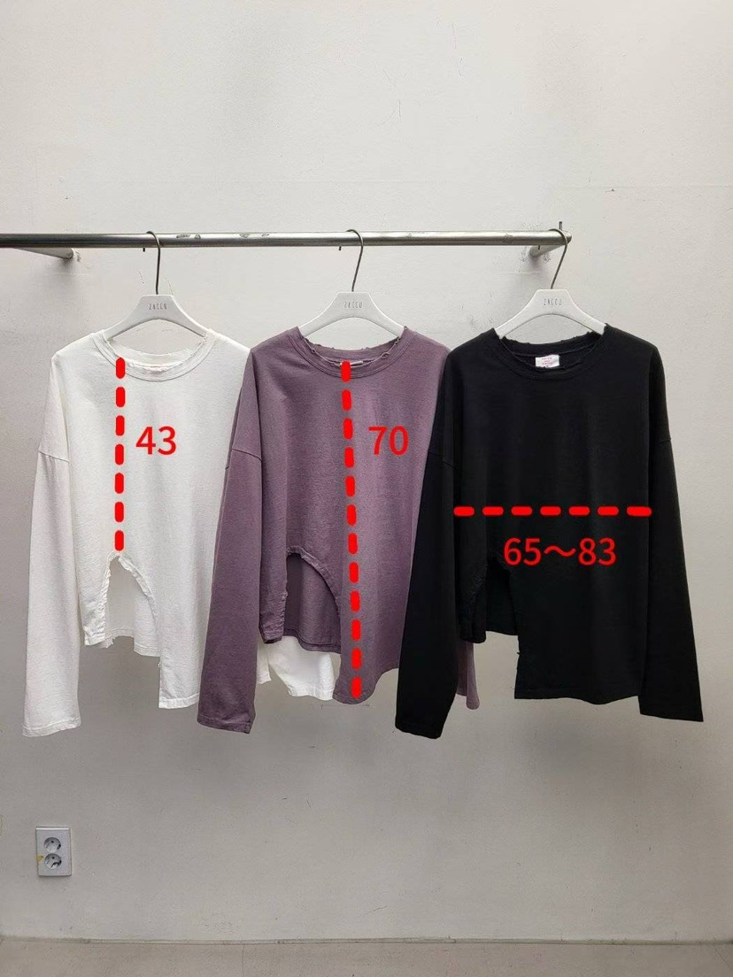 ZACCU韓國代購㊣女裝新品25秋冬時尚人氣休閑真品職業長袖T恤ZACCU長袖T恤