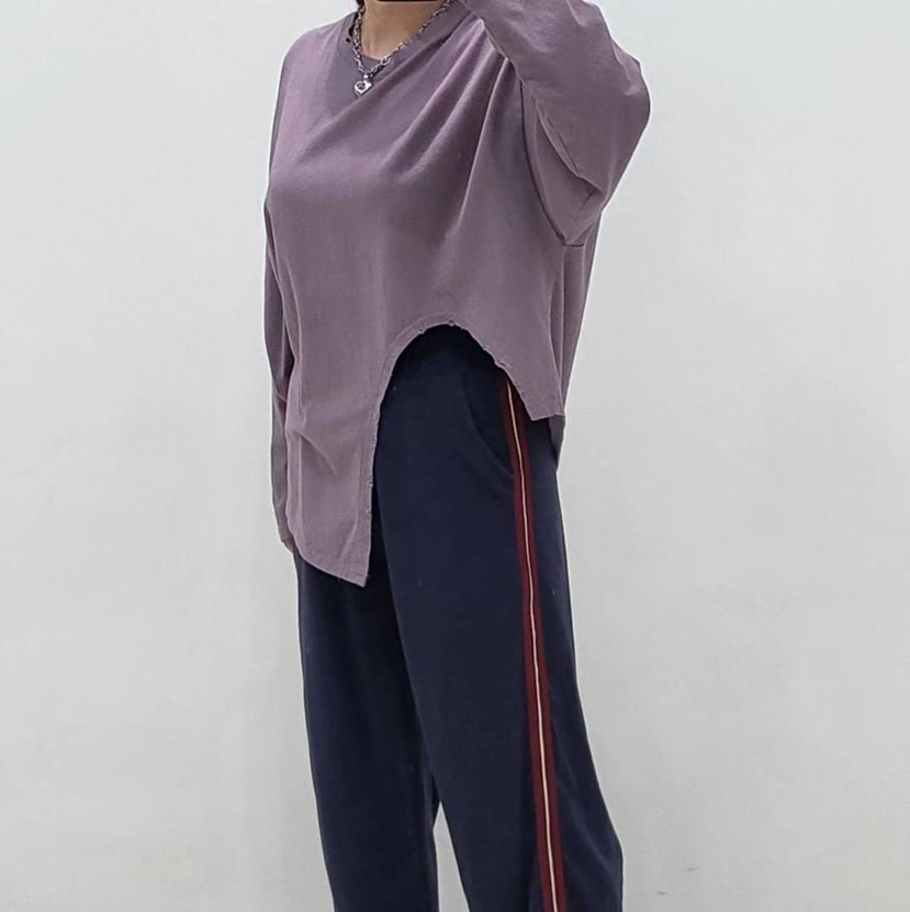 ZACCU韓國代購㊣女裝新品25秋冬時尚人氣休閑真品職業長袖T恤ZACCU長袖T恤