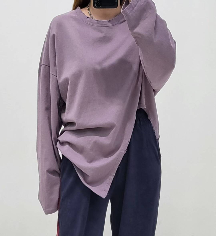 ZACCU韓國代購㊣女裝新品25秋冬時尚人氣休閑真品職業長袖T恤ZACCU長袖T恤