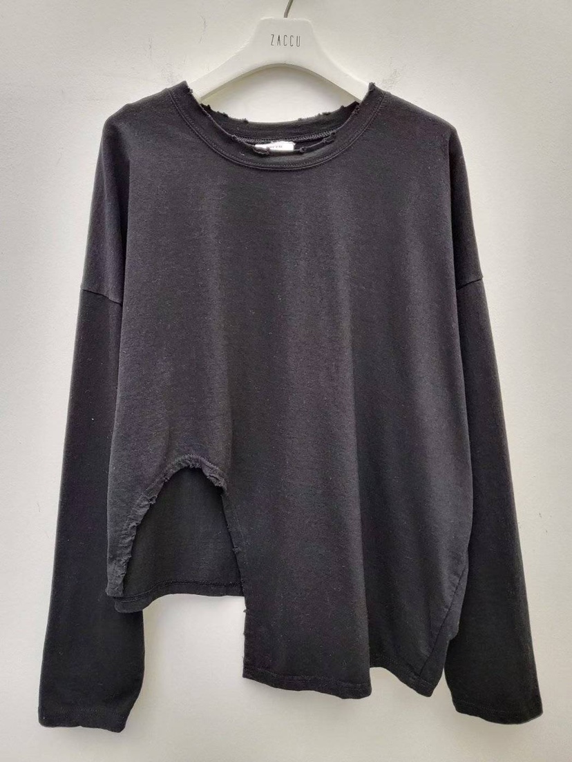 ZACCU韓國代購㊣女裝新品25秋冬時尚人氣休閑真品職業長袖T恤ZACCU長袖T恤圖色3