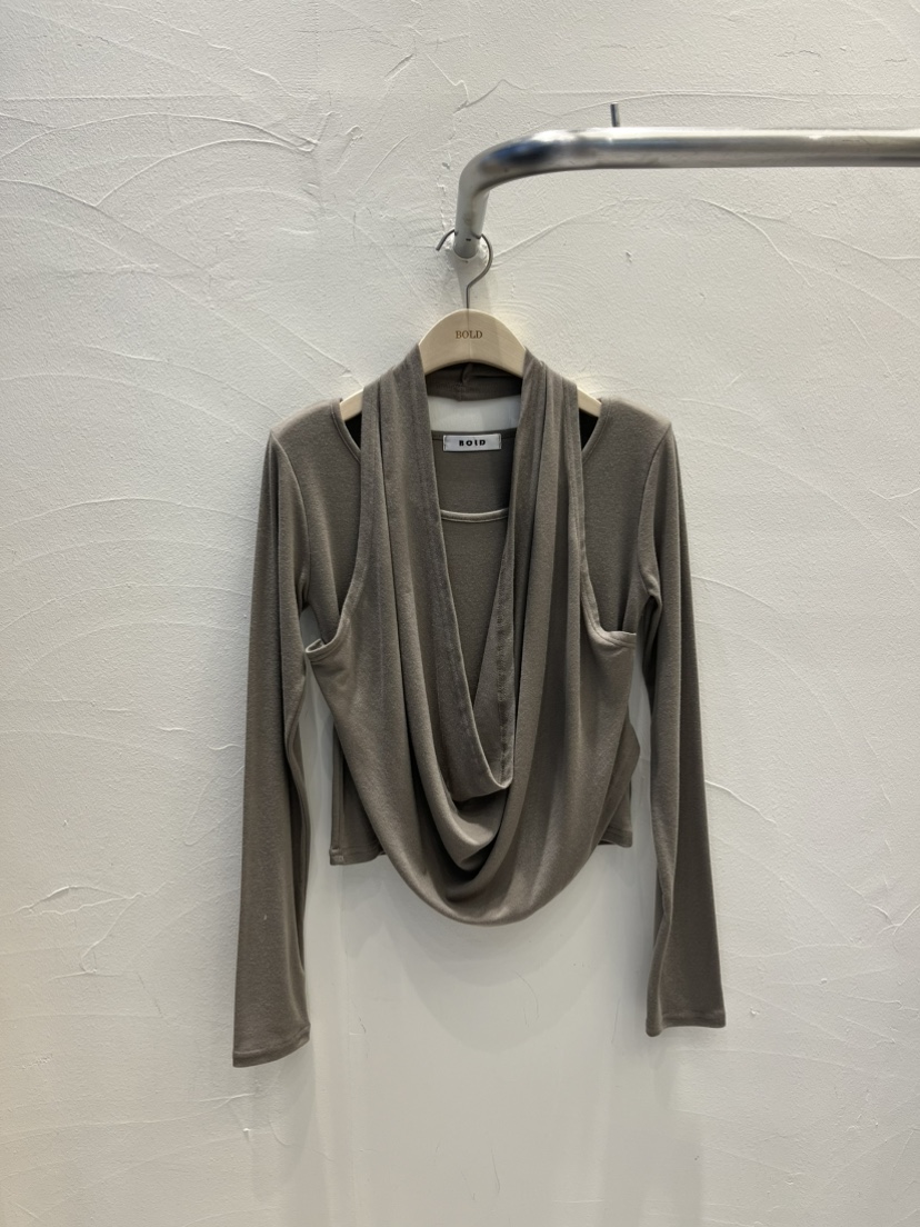 BOLD東大門㊣直郵女裝新款時尚職業25秋冬真品休閑人氣長袖T恤BOLD長袖T恤圖色3