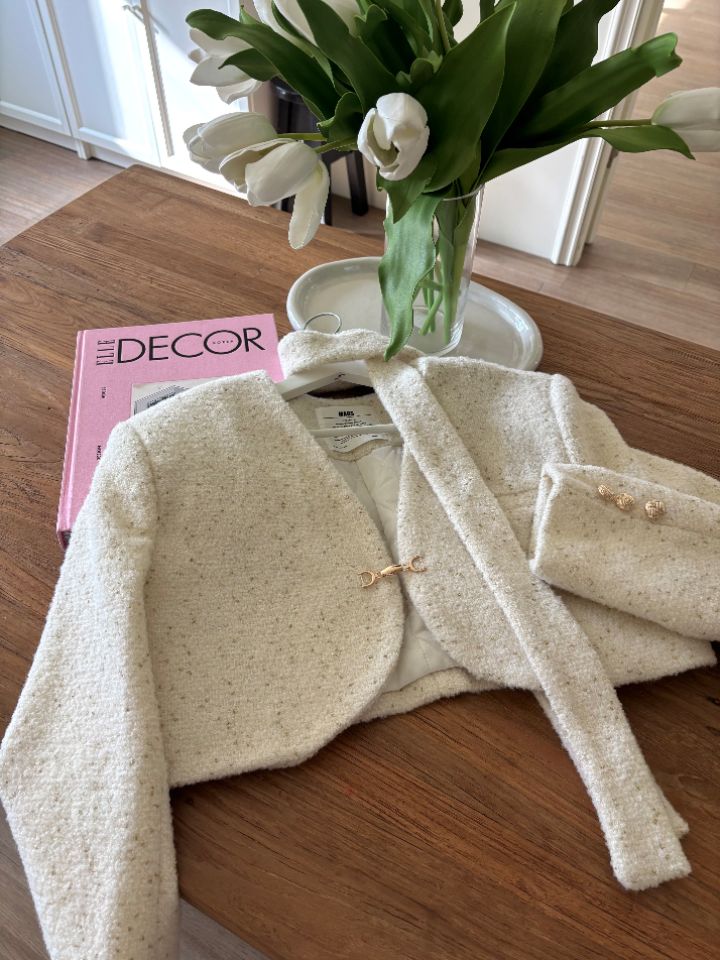 mars東大門㊣實拍女裝新品推薦真品人氣職業夾克含脖帶粗花呢mars夾克