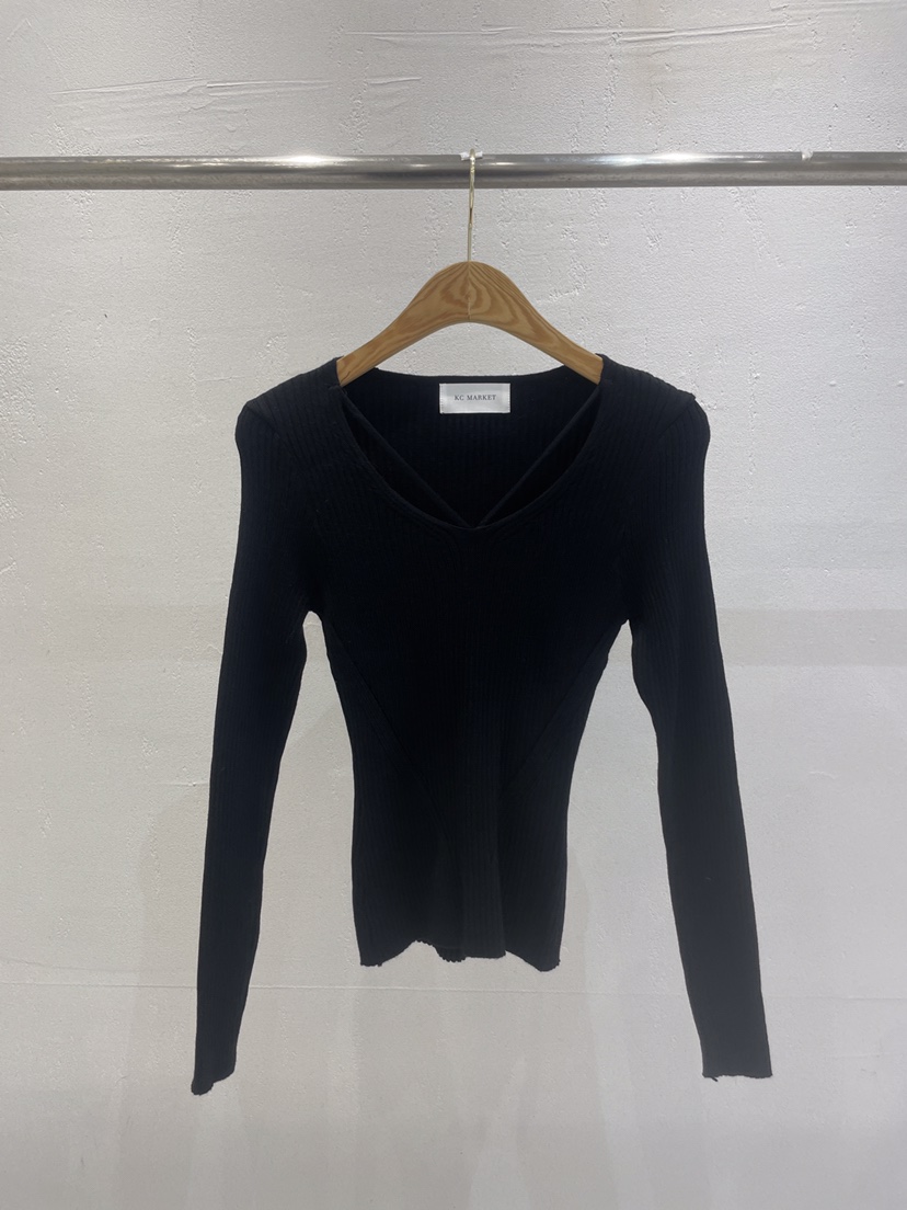 KC MARKET東大門㊣實拍女裝新款人氣時尚熱賣真品休閑針織衫KC MARKET針織衫圖色4