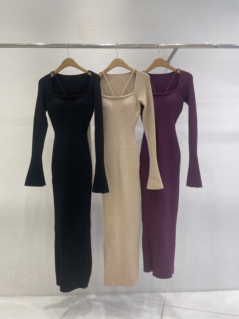 KC MARKET東大門㊣實拍女士新款真品熱賣休閑連衣裙粗花呢KC MARKET連衣裙