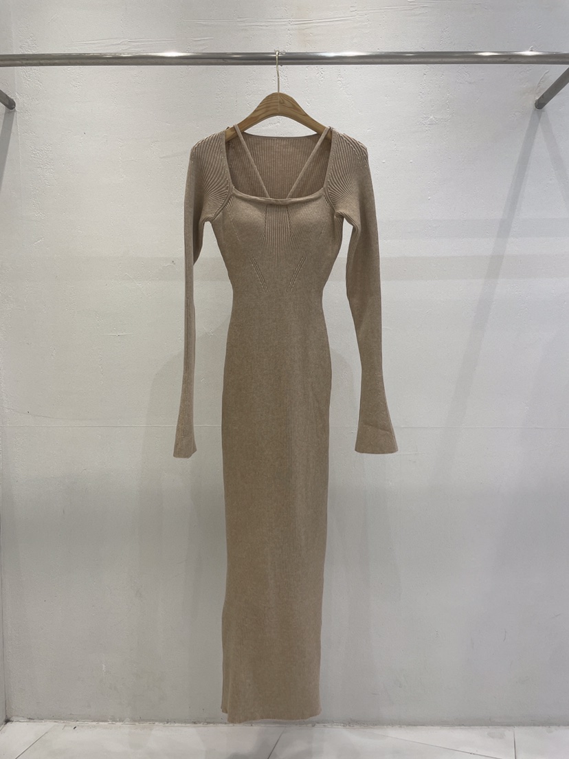 KC MARKET東大門㊣實拍女士新款真品熱賣休閑連衣裙粗花呢KC MARKET連衣裙圖色1