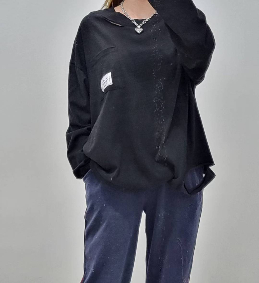 ZACCU韓國直郵㊣女士新品真品職業時尚人氣休閑25秋冬長袖T恤ZACCU長袖T恤