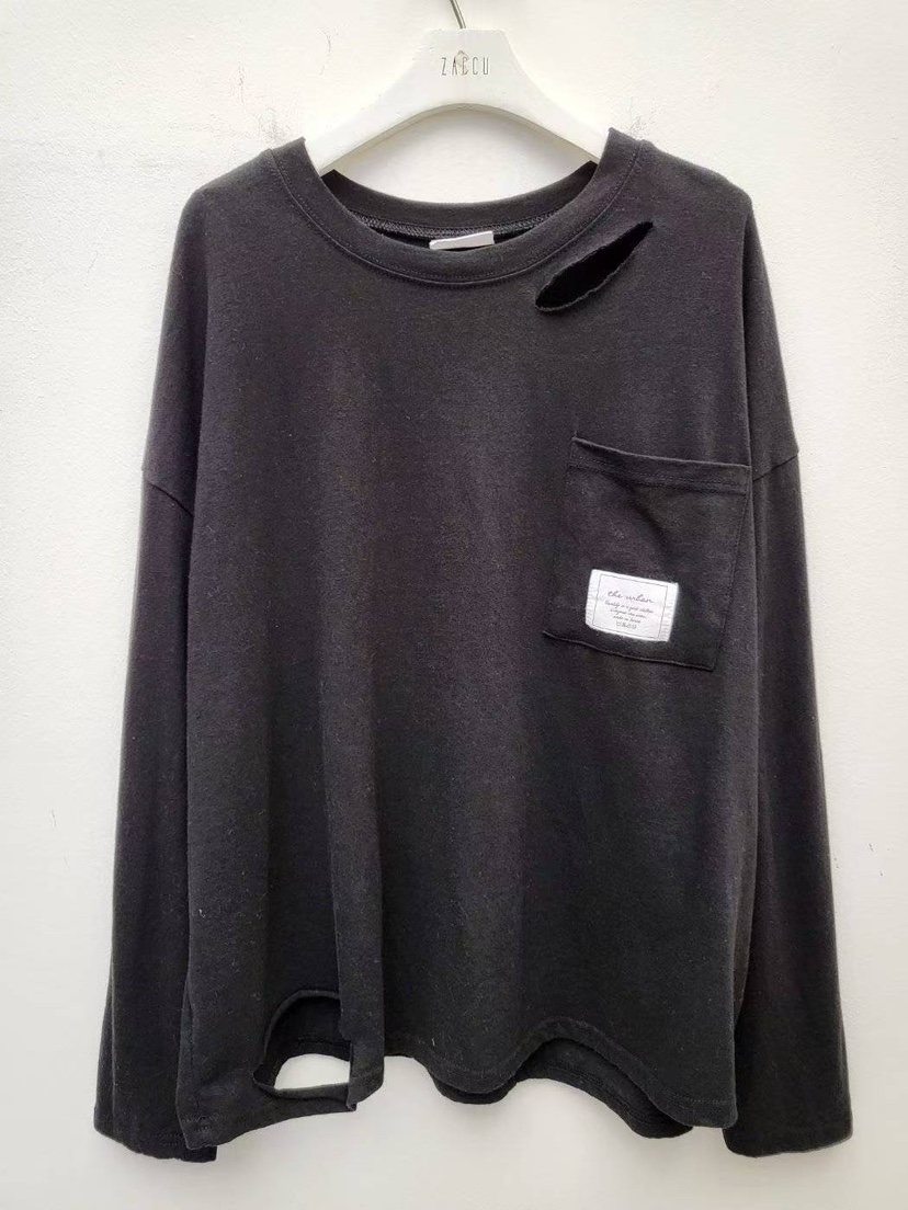 ZACCU韓國直郵㊣女士新品真品職業時尚人氣休閑25秋冬長袖T恤ZACCU長袖T恤圖色3