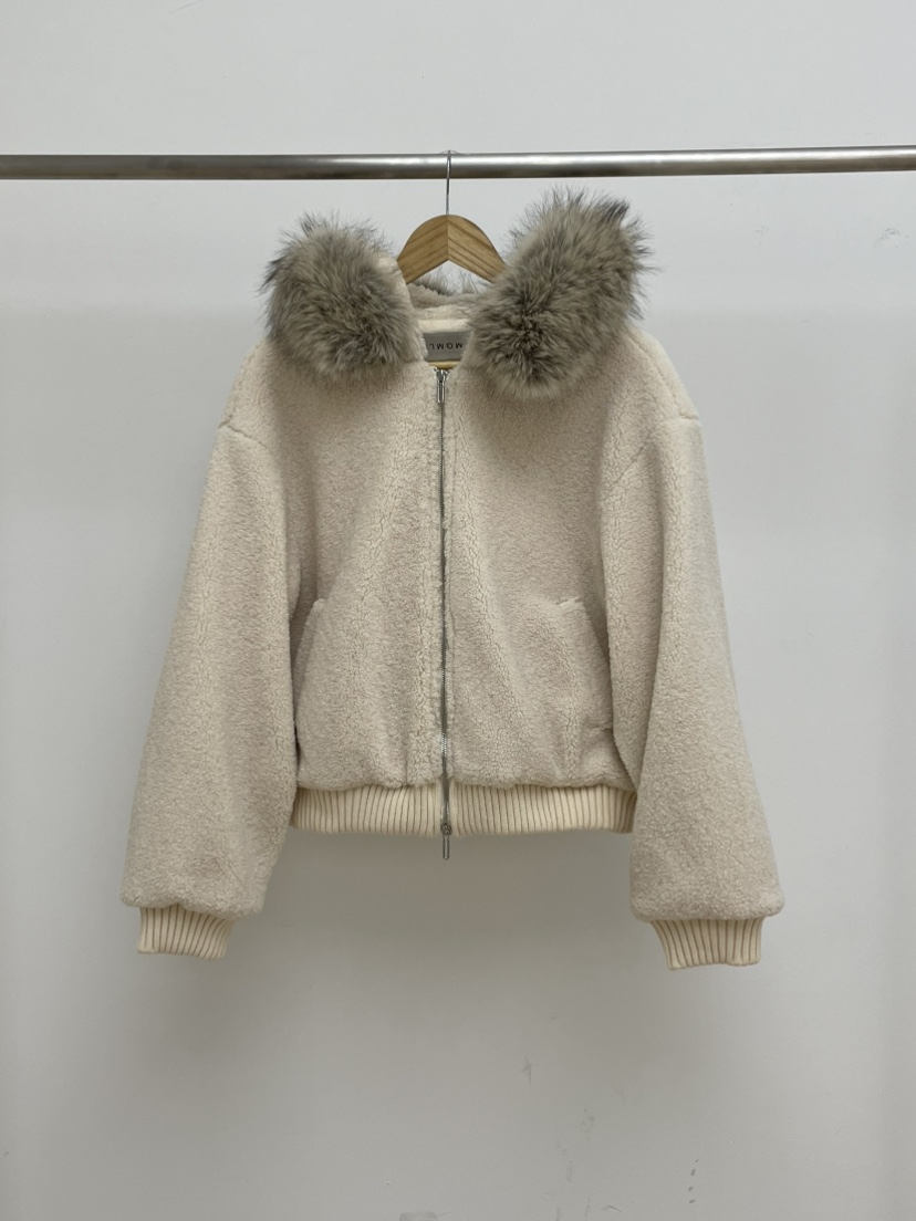 MILLIMETER東大門㊣實拍女士新品職業時尚推薦25秋冬夾克貂皮MILLIMETER/MGML夾克圖色1