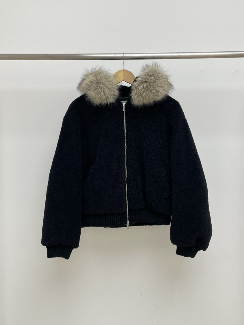 MILLIMETER東大門㊣實拍女士新品職業時尚推薦25秋冬夾克貂皮MILLIMETER/MGML夾克圖色2