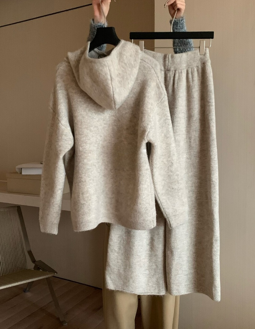 OLA韓國直郵㊣女裝新品推薦真品人氣休閑25秋冬時尚套裝連帽mellor/OLA套裝