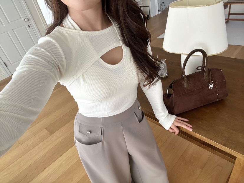 BOLD東大門㊣代購女士新品25秋冬休閑職業真品人氣熱賣長袖T恤BOLD長袖T恤