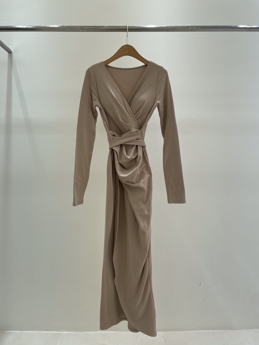 KC MARKET東大門㊣直郵女士新款推薦真品25秋冬職業連衣裙KC MARKET連衣裙圖色1