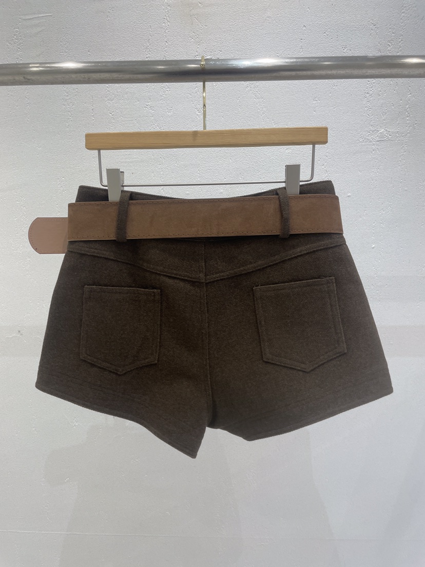 KC MARKET韓國直郵㊣女裝新品熱賣推薦職業短褲不含腰帶系帶KC MARKET短褲