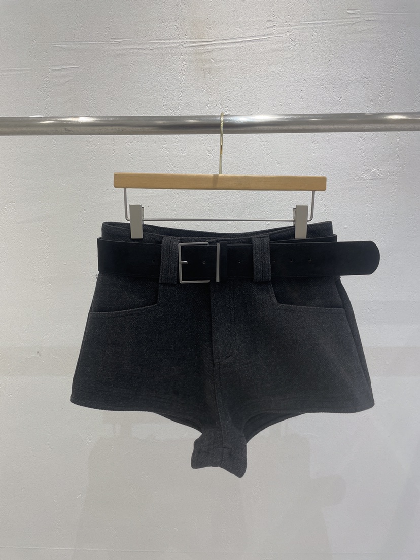 KC MARKET韓國直郵㊣女裝新品熱賣推薦職業短褲不含腰帶系帶KC MARKET短褲圖色3