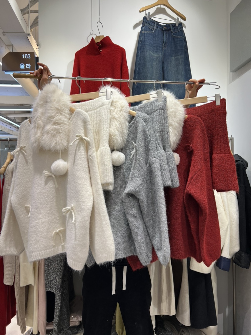 OLA東大門㊣實拍女士新款人氣休閑職業推薦熱賣25秋冬套裝含圍巾mellor/OLA套裝