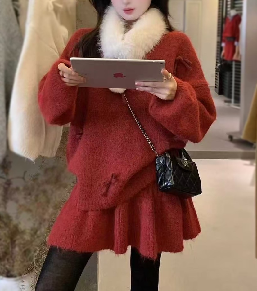 OLA東大門㊣實拍女士新款人氣休閑職業推薦熱賣25秋冬套裝含圍巾mellor/OLA套裝