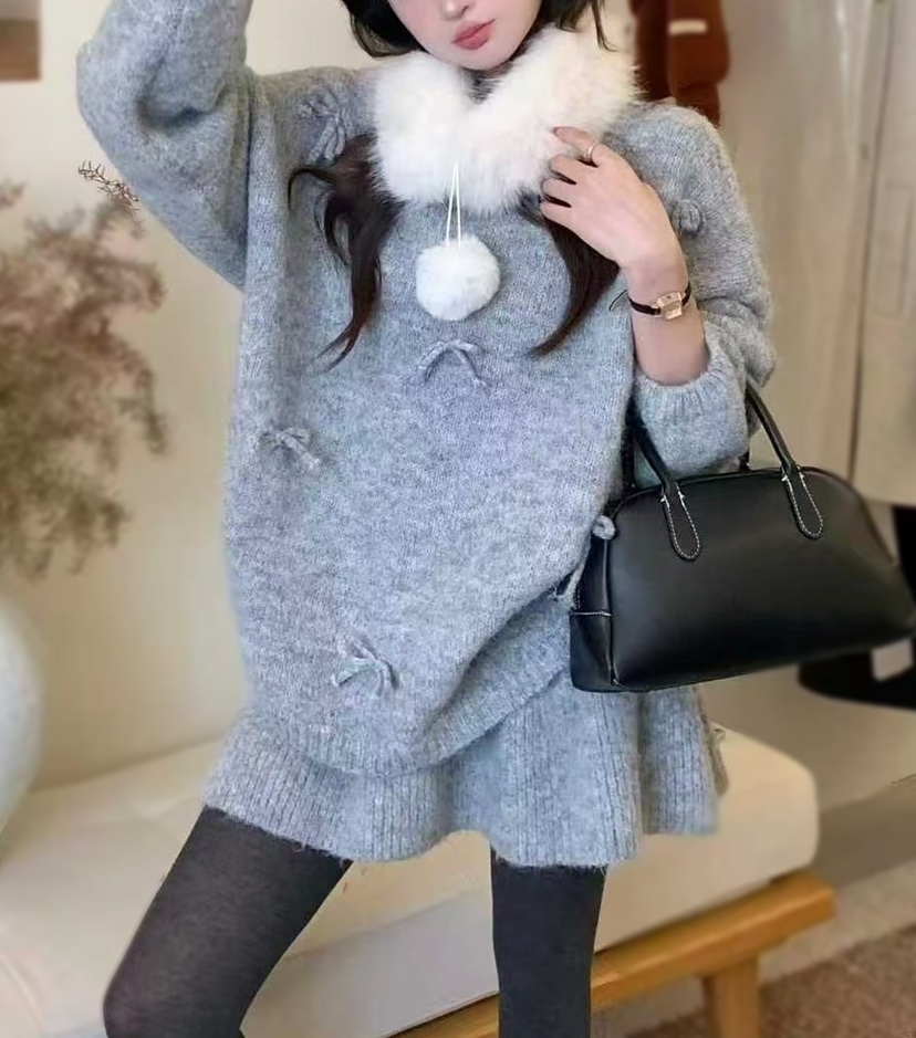 OLA東大門㊣實拍女士新款人氣休閑職業推薦熱賣25秋冬套裝含圍巾mellor/OLA套裝