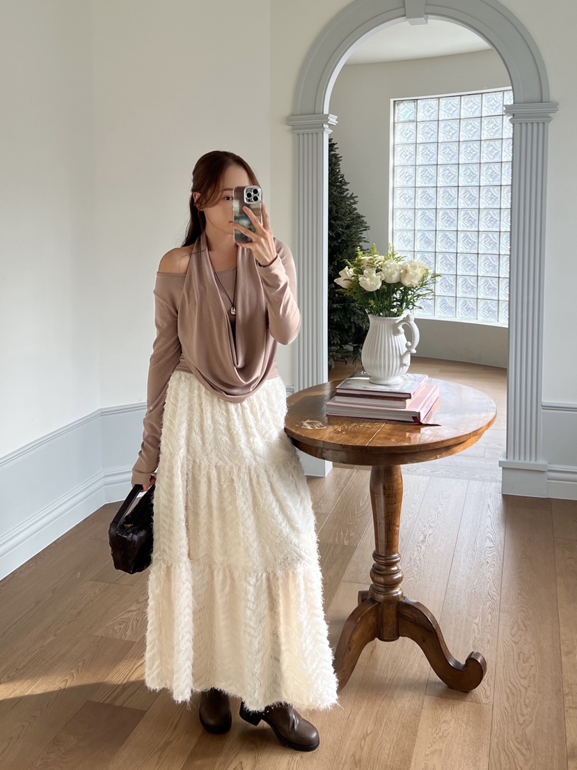 BOLD東大門㊣直郵女士新款推薦職業25秋冬休閑熱賣時尚長裙BOLD長裙