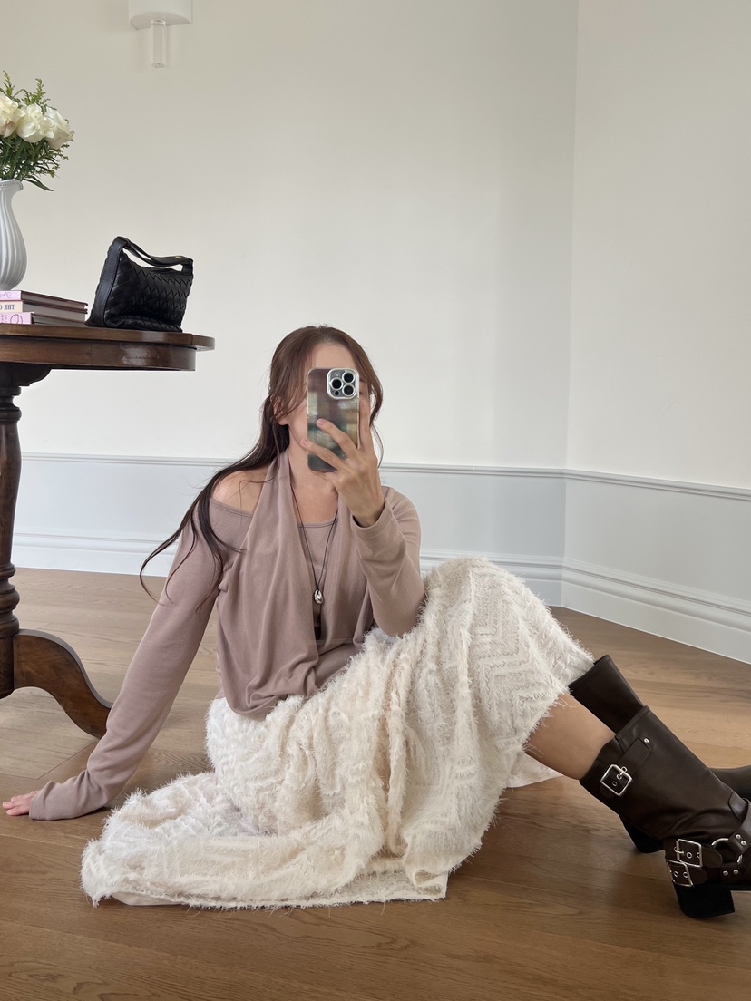 BOLD東大門㊣直郵女士新款推薦職業25秋冬休閑熱賣時尚長裙BOLD長裙