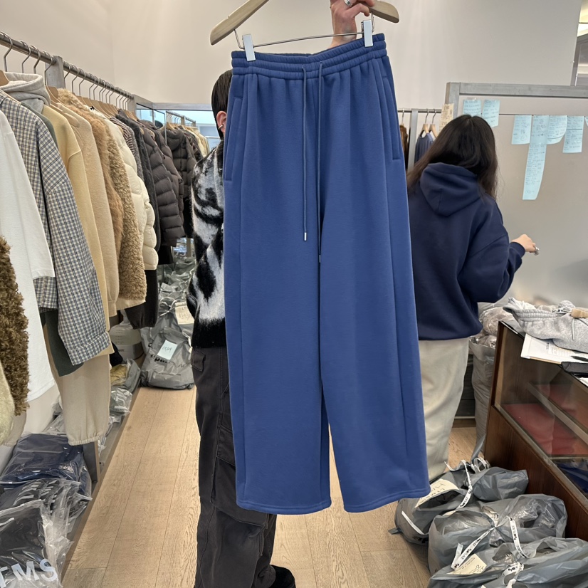 LTMS韓國代購㊣女裝新品25秋冬人氣休閑推薦熱賣休閑褲加絨LTMS休閑褲圖色2