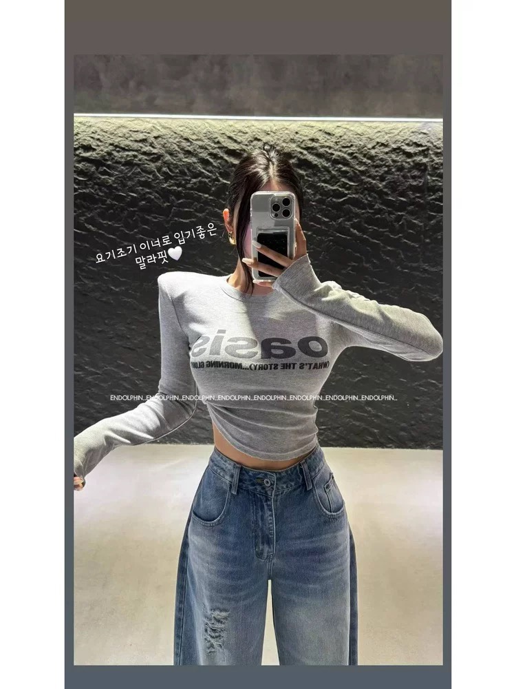 ENDOLPHIN東大門㊣實拍女裝新品時尚熱賣職業25秋冬長袖T恤ENDOLPHIN長袖T恤圖色4