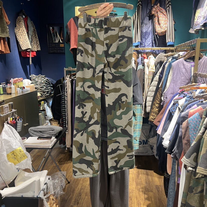 MERCI LINDA東大門㊣直郵女士新款25秋冬職業休閑褲加絨迷彩MERCI LINDA休閑褲