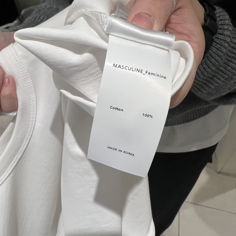 MASCULINE韓國直郵㊣女裝新款時尚真品職業25秋冬休閑長袖T恤MASCULINE長袖T恤