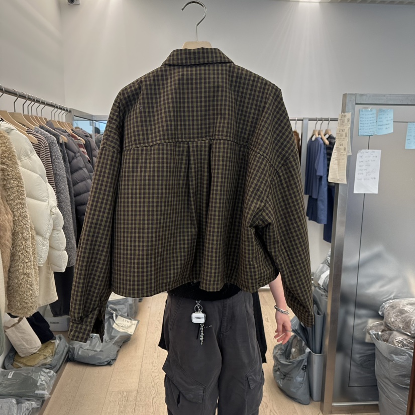 LTMS東大門㊣代購女裝新款推薦熱賣25秋冬襯衫蕾絲衫斜紋布棉LTMS襯衫/蕾絲衫