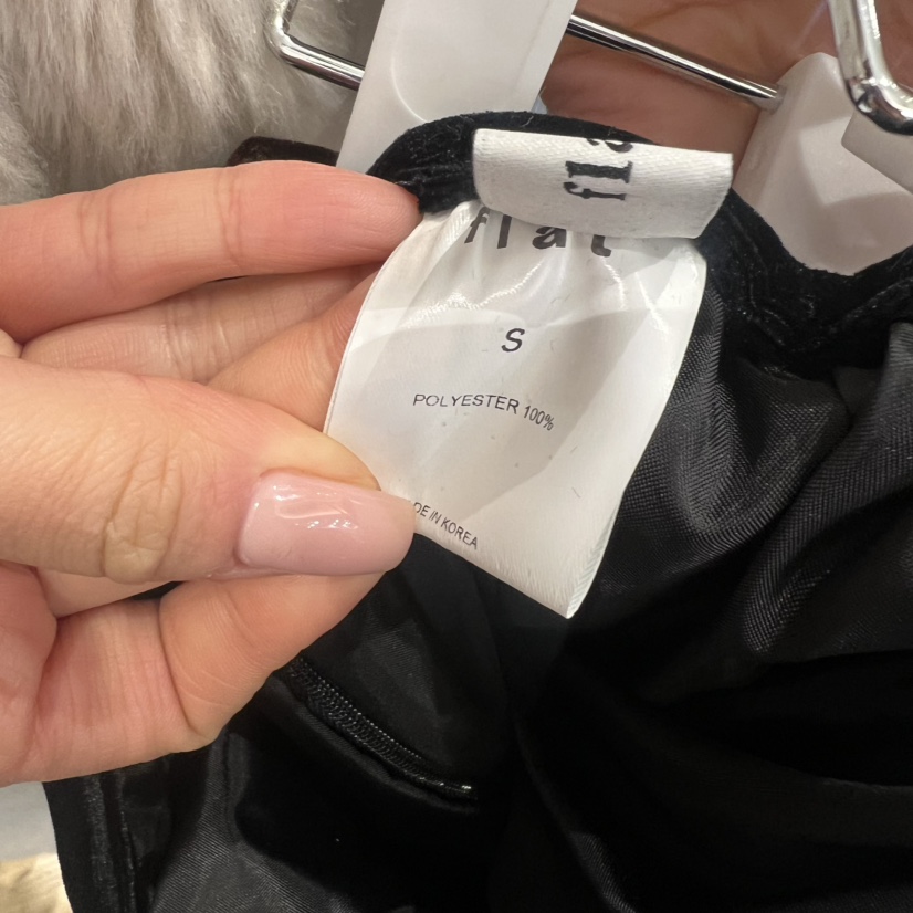 FLAT東大門㊣直郵女裝新品時尚半身裙中短裙天鵝絨含腰帶褶裙FLAT半身裙/中短裙