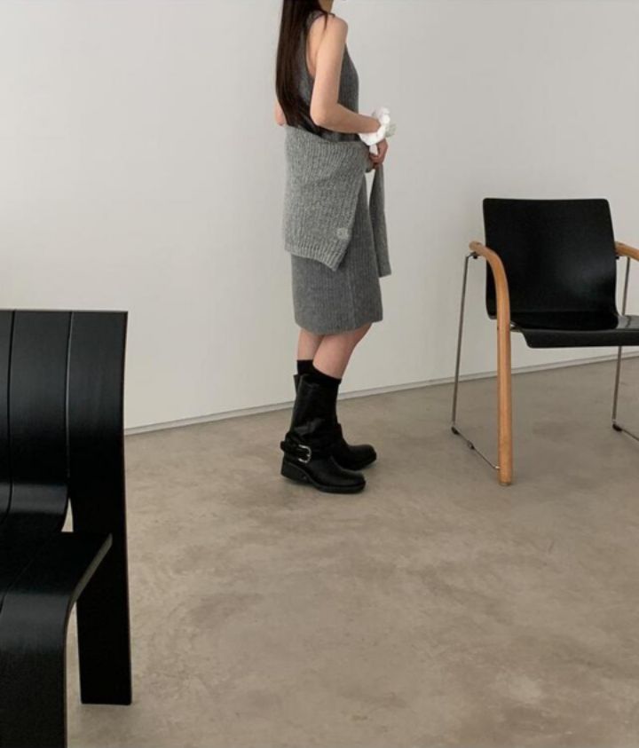 LIVE FOREVER東大門㊣實拍女裝新品推薦人氣25秋冬休閑連衣裙LIVE FOR_EVER連衣裙